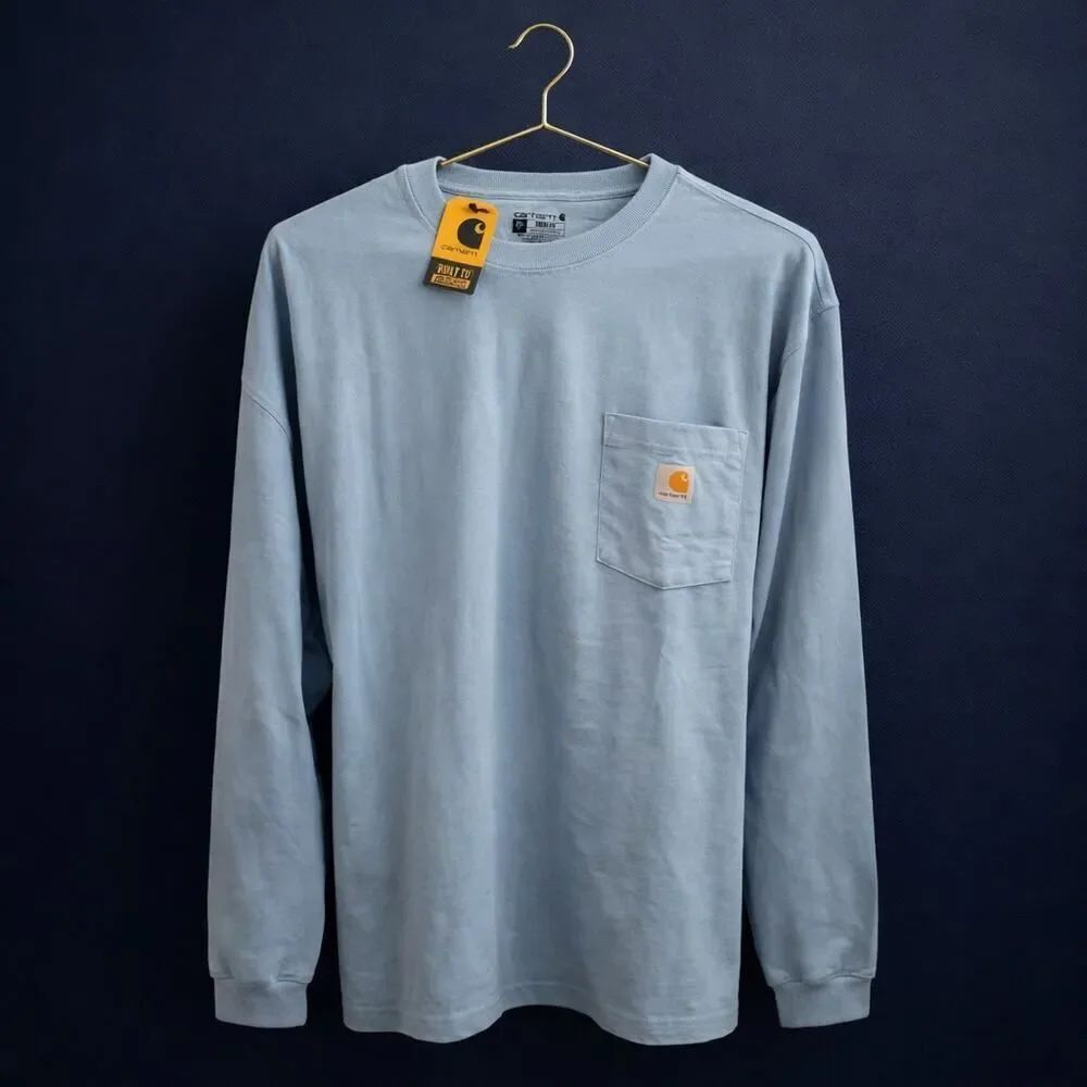 New Carhartt Men’s Big Tall Loose Fit Heavyweight Pocket Shirt 2XLT